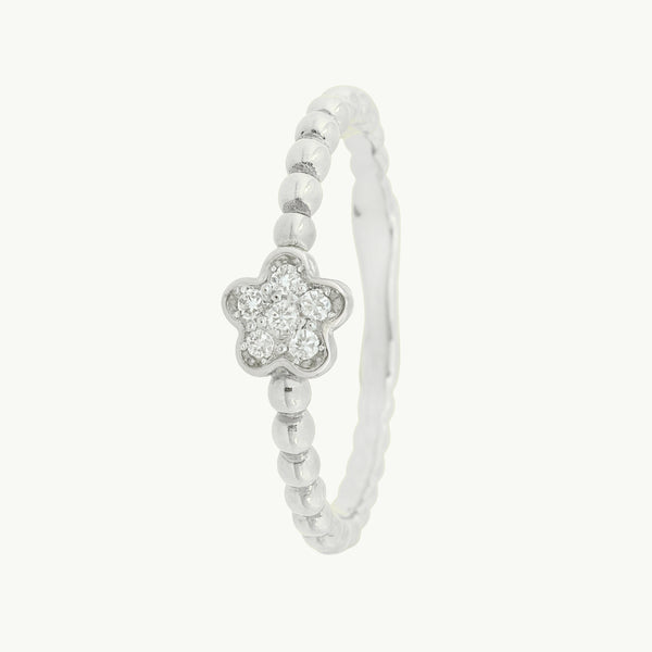 ANILLO FLOR CON DIAMANTES DAGMARA