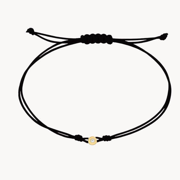 PULSERA MACRAME CON DIAMANTE FARLEY
