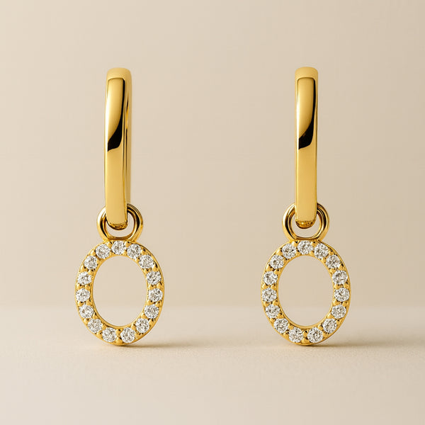 PENDIENTES CIRCULOS CON DIAMANTES ALISON
