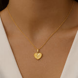 COLGANTE CORAZON CON DIAMANTE NADJA