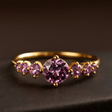 ANILLO CON AMATISTAS KIRSTIN