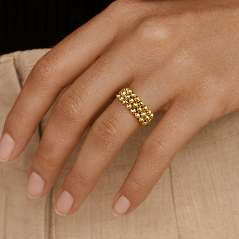 ANILLO BOLAS INDAH