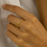 ANILLO HEXAGONOS CON DIAMANTES MABYN