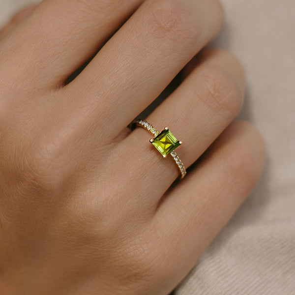 ANILLO OLIVINO Y CIRCONITAS EIRA