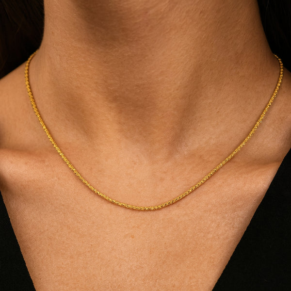CADENA DIAMANTADA 40CM