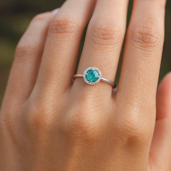ANILLO ESMERALDA Y DIAMANTES BERIT