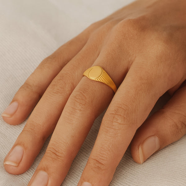 ANILLO SELLO BANDAS LAOISE