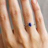 ANILLO ZAFIRO Y DIAMANTES TASIA