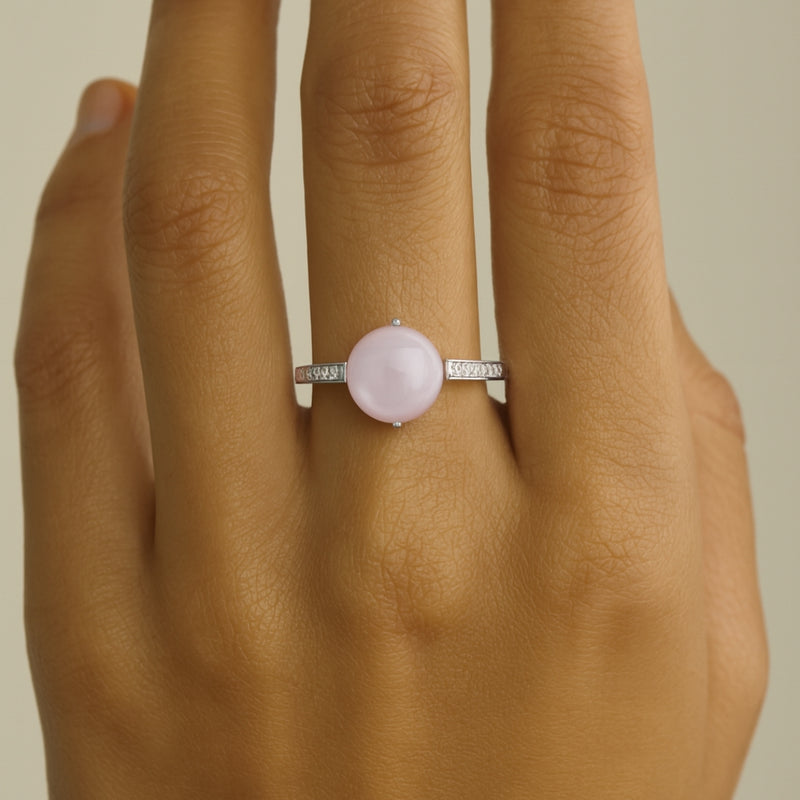 ANILLO AMATISTA Y DIAMANTES CORDELIA