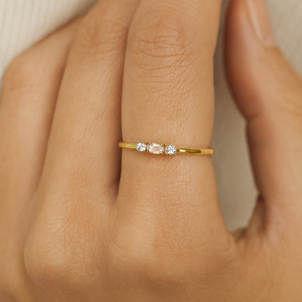 ANILLO AGUAMARINA Y CIRCONITAS AINA