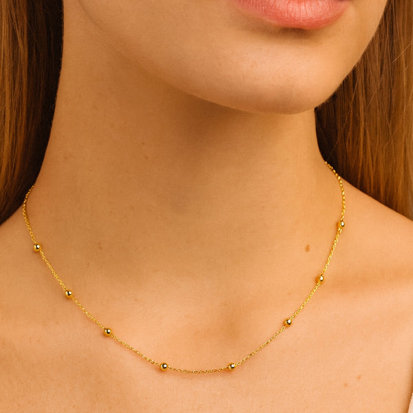 COLLAR CON BOLAS LISAS NEA