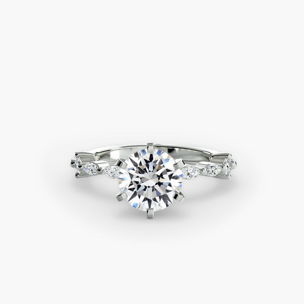 Solitário com Pavé Eternity