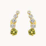 PENDIENTES TREPADOR OLIVINO Y CIRCONITAS BERIT