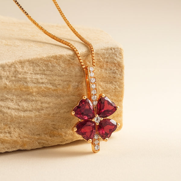 COLGANTE RODOLITAS Y DIAMANTES YAMILA