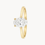 ANILLO SOLITARIO DIAMANTE CREADO 0.75 QUILATES CERTIFICADO IGI