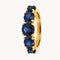 ANILLO CINCO ZAFIROS EN DEGRADADO