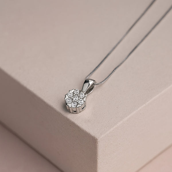 COLGANTE DIAMANTES CREADOS GARRAS COLECCION ASTRA