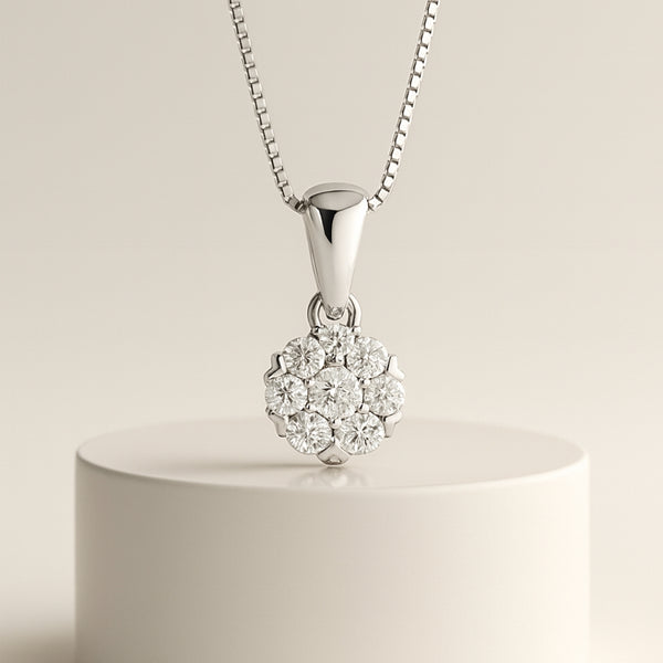 COLGANTE DIAMANTES CREADOS GARRAS COLECCION ASTRA
