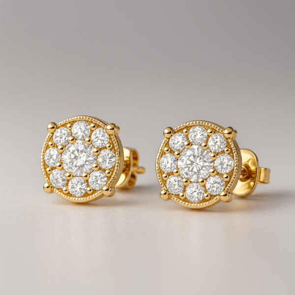 PENDIENTES DIAMANTES CREADOS COLECCION ASTRA