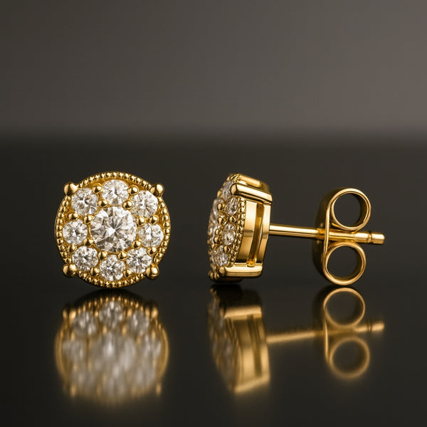PENDIENTES DIAMANTES CREADOS COLECCION ASTRA