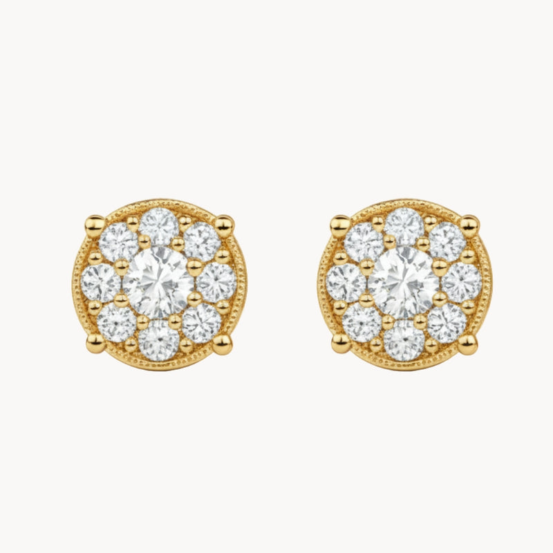PENDIENTES DIAMANTES CREADOS COLECCION ASTRA