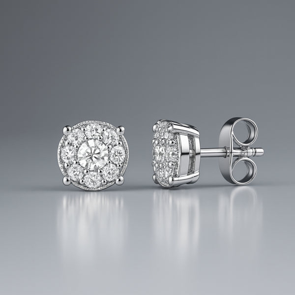 PENDIENTES DIAMANTES CREADOS COLECCION ASTRA