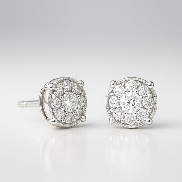 PENDIENTES DIAMANTES CREADOS COLECCION ASTRA