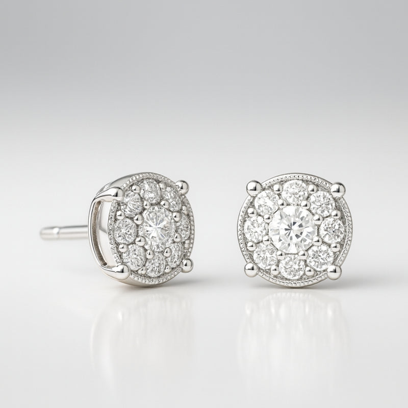 PENDIENTES DIAMANTES CREADOS COLECCION ASTRA