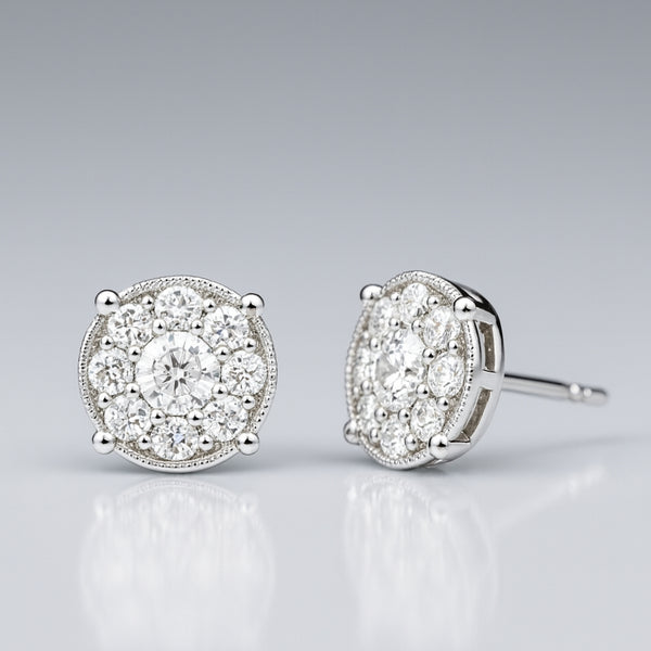 PENDIENTES DIAMANTES CREADOS COLECCION ASTRA