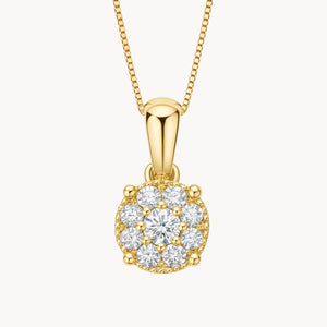 COLGANTE DIAMANTES CREADOS GARRAS COLECCION ASTRA