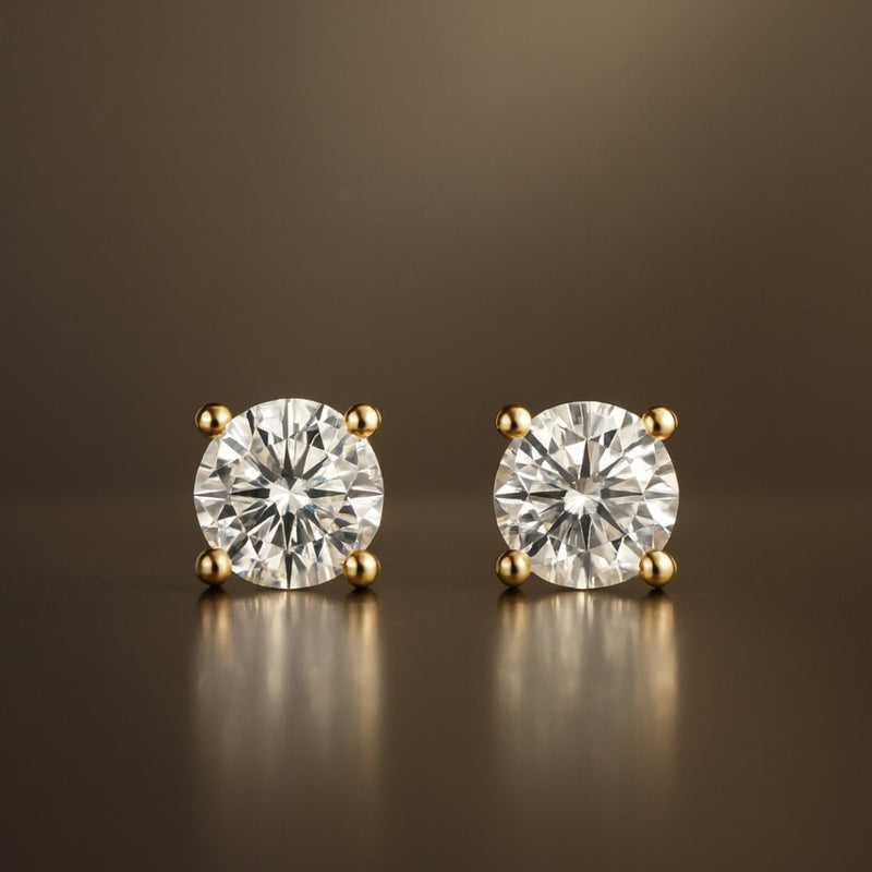 PENDIENTES DIAMANTE CREADO GARRAS COLECCION ASTRA