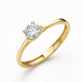 ANILLO SOLITARIO DIAMANTE CREADO 0.50 QUILATES COLECCION ASTRA