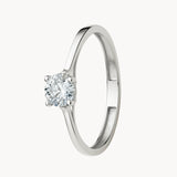 ANILLO SOLITARIO DIAMANTE CREADO 0.50 QUILATES COLECCION ASTRA