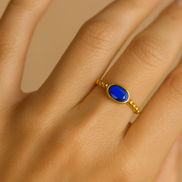 ANILLO BOLAS ZAFIRO BLUMA