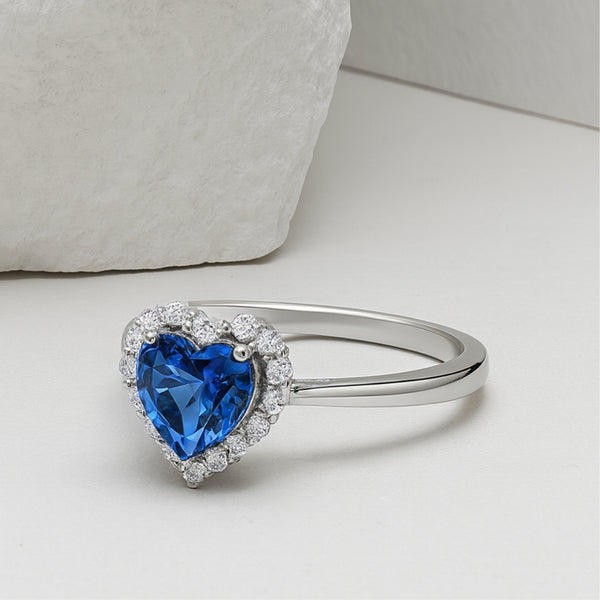 ANILLO ZAFIRO Y DIAMANTES PEGGY