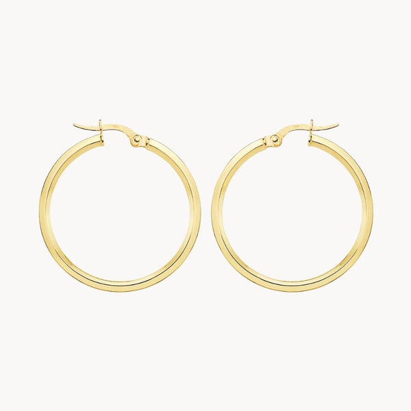Aros Oro 18kt forma de rombo Astrid