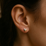 PENDIENTES BICOLOR CORAZONES Y CIRCONITAS