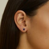 PENDIENTES ESTRELLA CON LAPISLAZULI