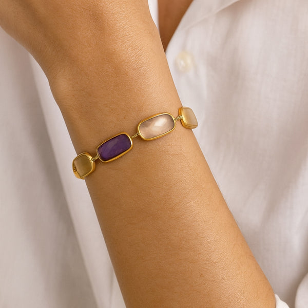 PULSERA CON CUARZOS