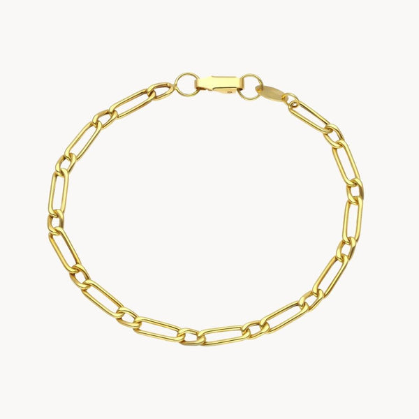 pulsera oro 18kt con eslabones Flavia