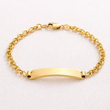 PULSERA ESCLAVA CHAPA PERSONALIZABLE