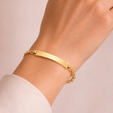 PULSERA ESCLAVA CHAPA PERSONALIZABLE