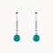 EMERALD AND DIAMOND EARRINGS HADIYA