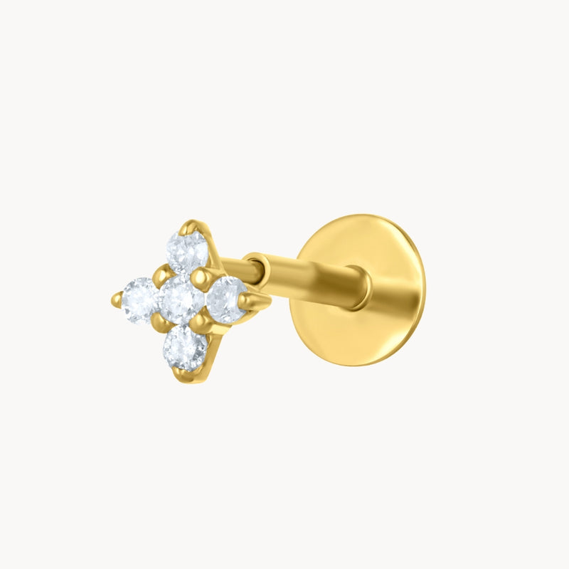 Piercing Oro 18kt con diamantes Aylin