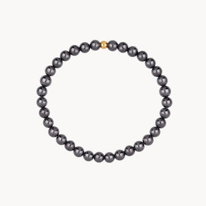 PULSERA BOLAS DE HEMATITES RACHEL