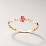 ANILLO RUBI Y DIAMANTES BIRGIT