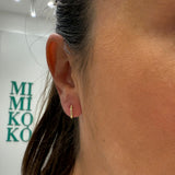 PENDIENTES AROS CIRCONITAS DE COLOR Y BOLAS CATINA