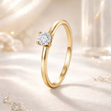 ANILLO SOLITARIO CON DIAMANTE 0.25 QUILATES NATALIE