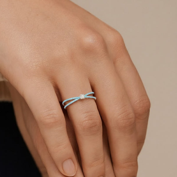 JAIDA EMERALD AND DIAMOND RING