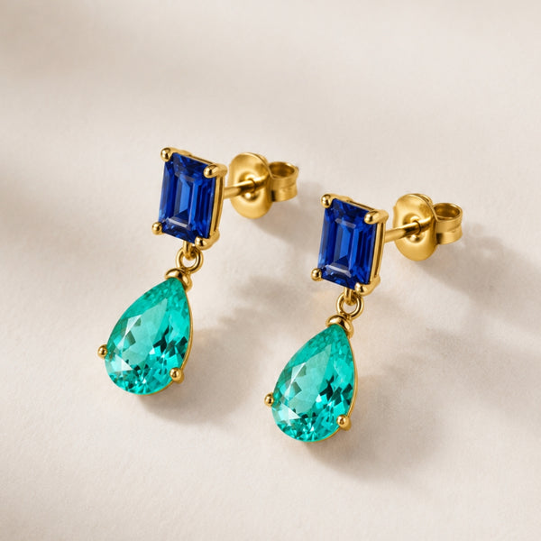 PENDIENTES CUARZOS NEFELI